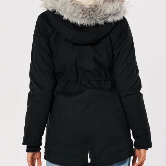 Hollister faux fur liner cozy parka - Picture 2 of 4